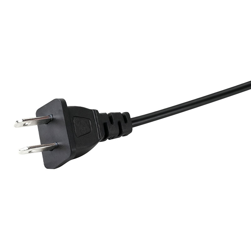 Ổ cắm dẹt 2 chân tiêu chuẩn Mỹ Dây nguồn tròn 2 chân