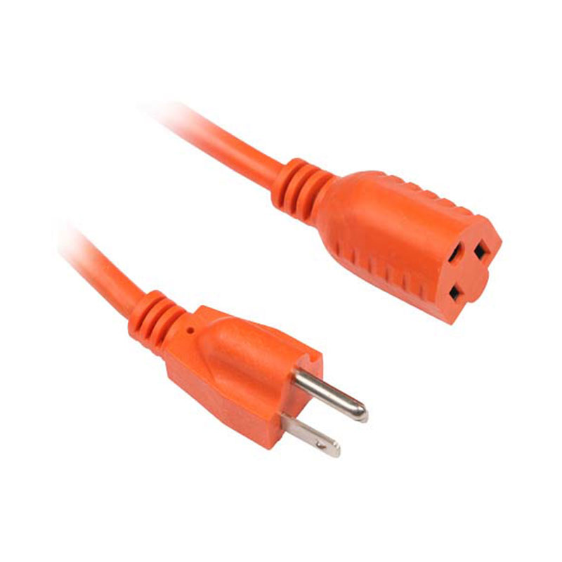 Dây nối dài ngoài trời màu cam bền bỉ có bảo vệ nối đất FP-672