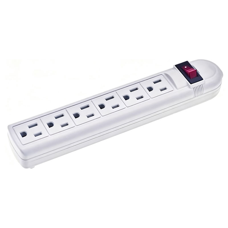 Dải nguồn tiêu chuẩn Hoa Kỳ có nhiều ổ cắm và công tắc Rocker