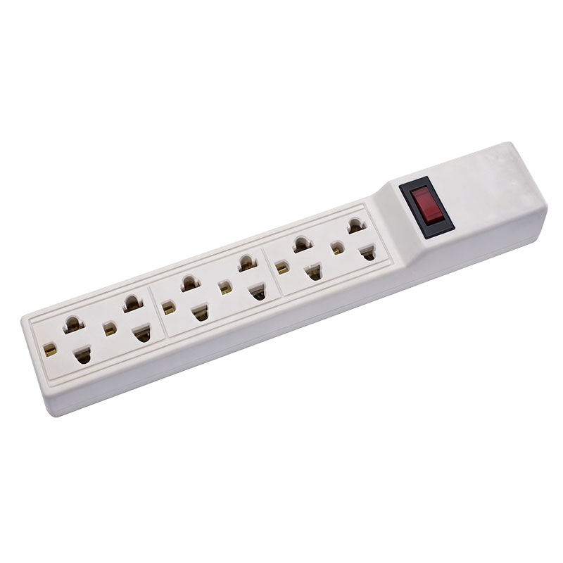 Dải nguồn tiêu chuẩn Hoa Kỳ có nhiều ổ cắm và công tắc Rocker