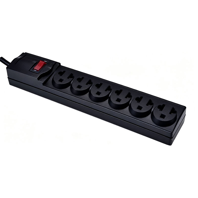 Dải nguồn tiêu chuẩn Hoa Kỳ có nhiều ổ cắm và công tắc Rocker