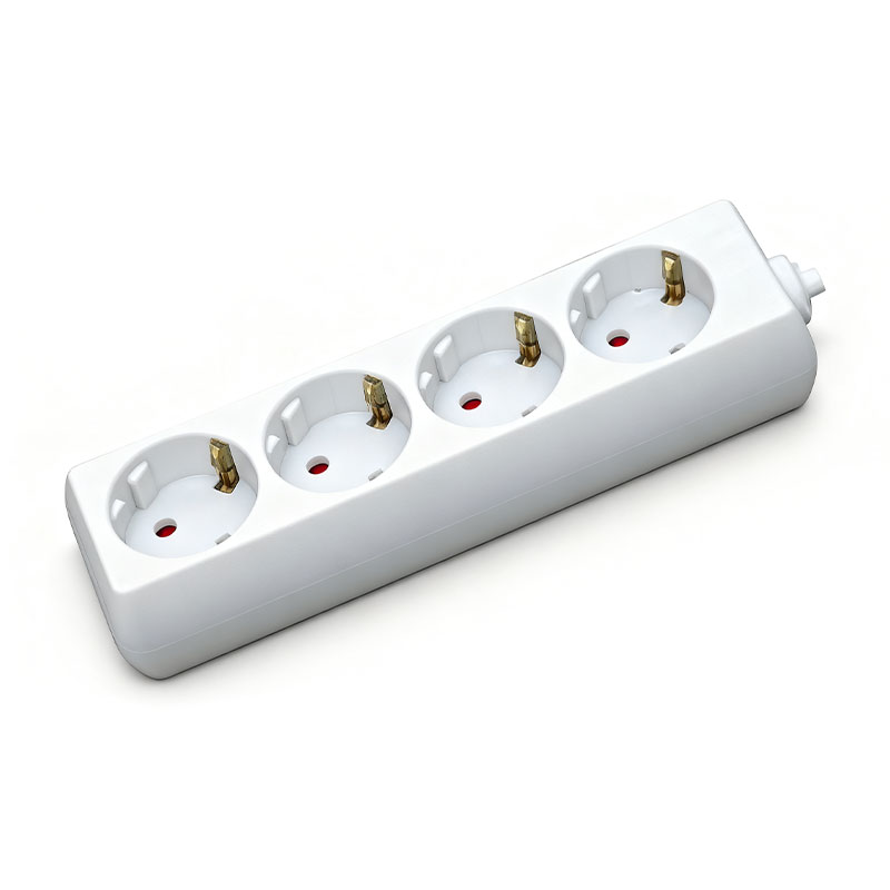 Ổ cắm mở rộng có thể thu vào Schuko của EU Ổ cắm điện có công tắc Rocker