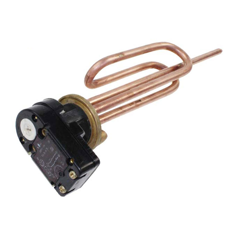 Bộ phận làm nóng nước bằng ống đồng mạ niken FP-559 với bộ điều chỉnh nhiệt